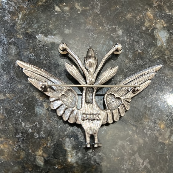 Camrose & Kross Stamped JBK Brooch - Picture 2 of 2